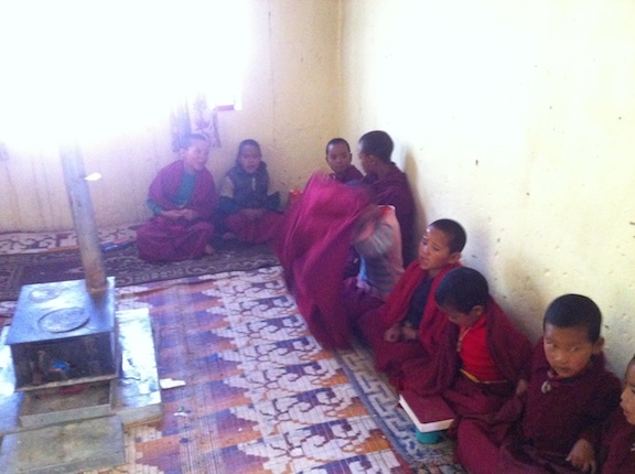 Chomoling little nuns