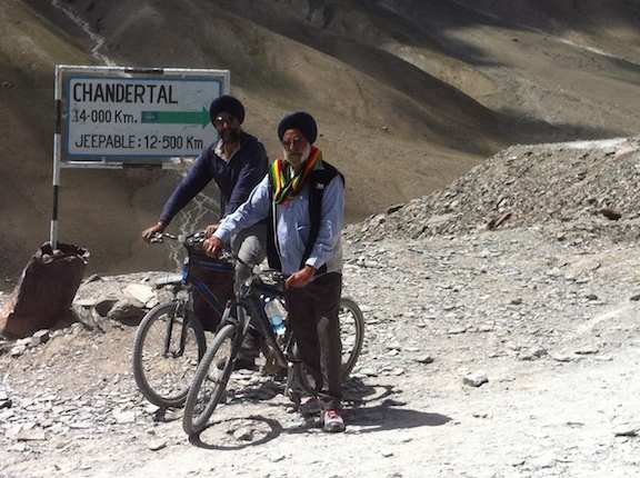 Cycling off the pass